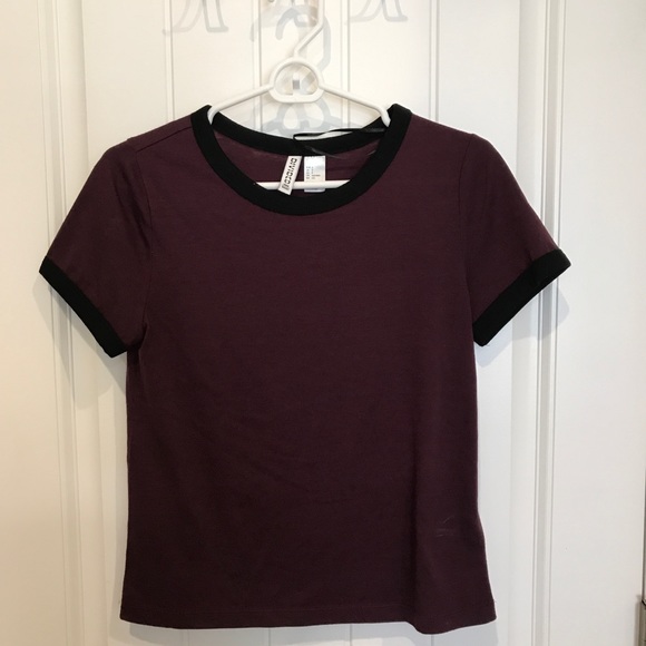 Divided Tops - Purple Basic Tee